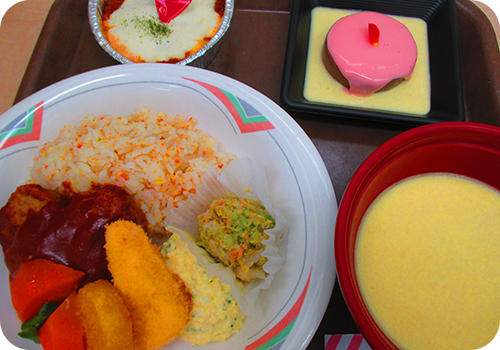 バレンタインデーの一般食の写真